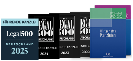 Auszeichnungen Legal 500 und JUVE für PPP Rechtsanwälte